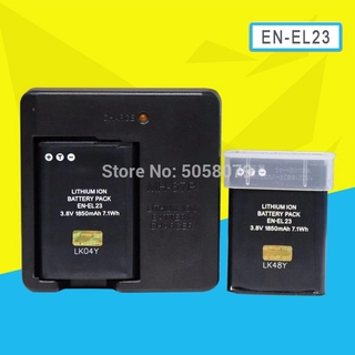 2pc EN-EL23 EN EL23 Battery For Nikon Coolpix S810c P900 P900s P610 P600 Replacement ENEL23 Digital