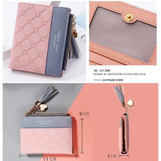 Women's Fashion Purse Wallet Coin Card Holder Soft Leather (1)