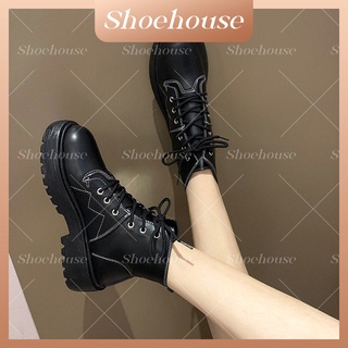 Bestseller Korea Casual Thick bottom Ankle Boots Women Simple white/black Shoes