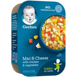 GERBER LIL MEALS MAC & CHEESE WITH CHICKEN & VEGETABLES, 6 OZ.