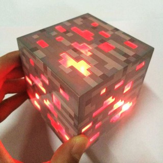 Pz-Minecraft Light-up Square Diamond Ore LED Light Toys as Xmas Gifts