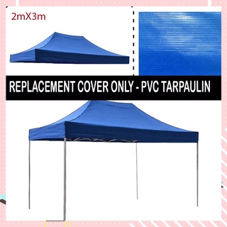 【Available】 2 x 3 Durable Retractable TENT COVER or REPLACEMENT COVER NO FRAME INCLUDED - PVC Tarp