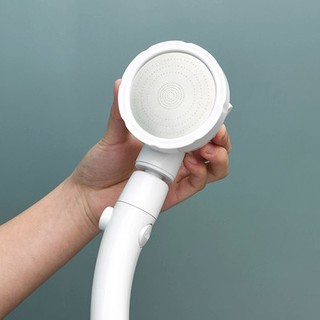 ☸⅓Japanese bathroom shower head rotatable three-speed adjustment hand-held pressurized shower shower