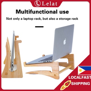 【COD】LELAT Wooden laptop stand, laptop stand laptop, wooden computer stand, laptop cooling stand