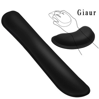 Giaur Keyboard Raised Hands Support Wrist Rest Cushion Mouse Comfort Pad for PC Laptop