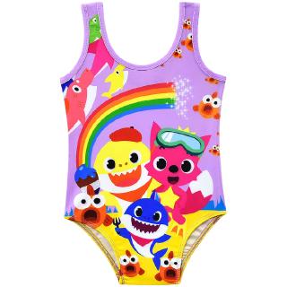 New Children's Swimwear Cartoon Baby Swimsuit One-piece Girl Outdoor Conservative Swimsuit (4)