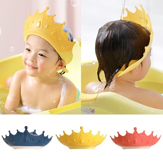 YNC Crown Shampoo Cap Shampoo Bathing Protector Adjustable Bath Shower Hat kids Shower Cap