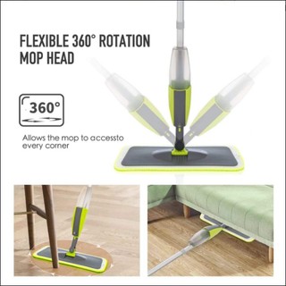 ⭐️AZ⭐️360 Degree Spin Head Flat Floor Cleaner Water Spray Mop Healthy Spray Mop (3)