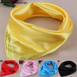 Spre Women Lady Small Square Satin Silk Scarf Smooth Wrap Scarves Handkerchief Hot Free
