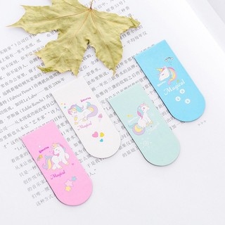 Unicorn Magnet Bookmark Paper Clip School Office Supply Escolar Papelaria Gift Stationery