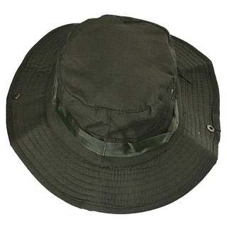 Bucket Hat Boonie Hunting Fishing Outdoor Cap Brim Military Army GN