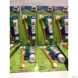 PET DENTAL KIT DOG CAT TOOTHPASTE AND TOOTHBRUSH