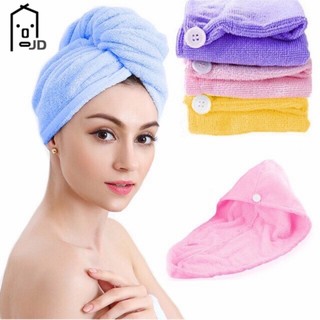 Turban Women's Hair Drying Hat Towel Cap Cute Soft wrap towel Korean Magic Absorbent Quick Dry Bath