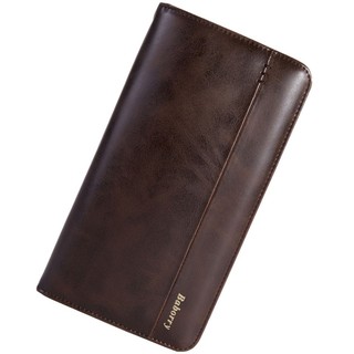 Men Clutch Bag Long Wallet Multifunctional Creative Style Clutch Wallet Phone Wallet ECIA