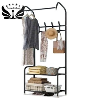 Modern simple bedroom cloth rack multifunctional simple coat rack (1)