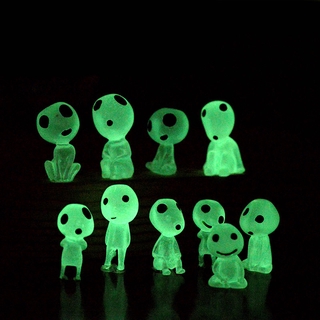 Studio Ghibli Hayao Miyazaki Ghost Princess Luminous Tree Elf Light Alien Doll Hand Made Ornaments Animation Collection