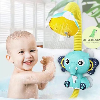 Baby Bath Toys Bath Shower Head Electric Elephant Adjustable Shower Head Bathtub Sprinkler Spraying