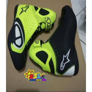 Green Highlighter capro Racing touring drag Shoes