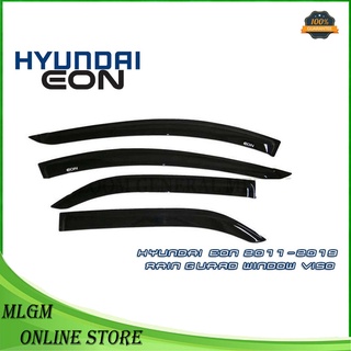 Hyundai Eon 2012 - 2019, Window OEM Door Rain Visor Black