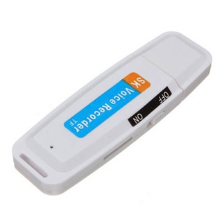 WAV Digital USB Mini Rechargeable Portable Voice Recorder Audio Support TF Card U Disk Flash Drive