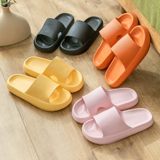 indoor slippers for men✖㍿(36-45 SIZE)Unisex Slippers Thick Bottom Couple Non-slip Silent Indoor Sli