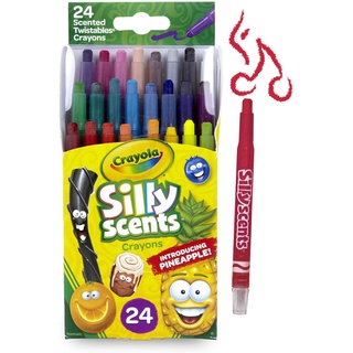 ✽✹❣CRAYOLA Silly Scents Twistable Crayons 24 Colors