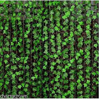 7.87ft Artificial Trailing Ivy Vine Leaf Garland Plants Foliage Flowers AU