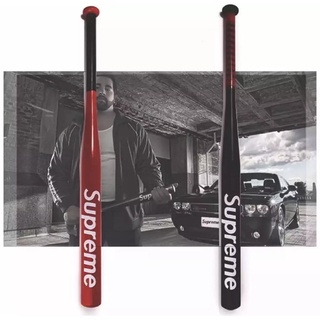 new products۩☞Baseball Bat Supreme Bat Champion Black Red Thick Alloy Steel Super Hard 30 Inches 80