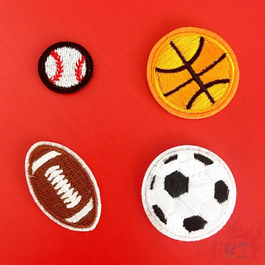 > < Football / Basketball / Baseball / Rugby Patch 1Pc Mini Diy Sew On Iron On Patch