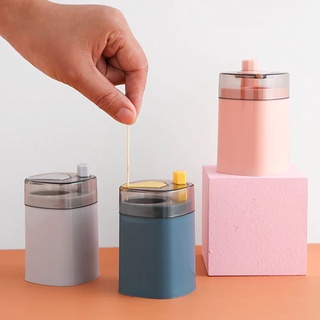 [Classic Kitchen] Household Toothpick Dispenser Automatic Toothpick Holder Container