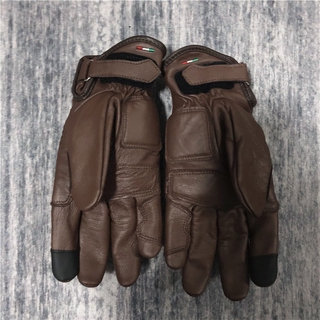 Dainese Corbin Air Unisex Dennis Retro Anti-Shock Goat Skin Short Gloves Street Bike Brown Riding Gloves Racing Gloves (3)