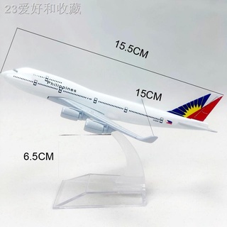 ㍿▤Philippine Airlines PAL Boeing B747 Aircraft Model 16cm Diecast Metal Alloy Plane Airplane Airline