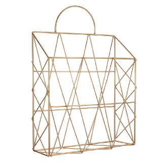 Modern WIre Metal Wall Hanging Shelf Basket Rack Storage (6)