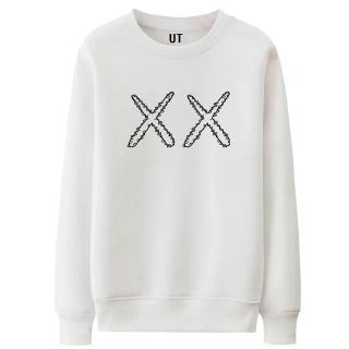 Letters printed men's and women's round neck loose long sleeves long-sleeved sweater (5)