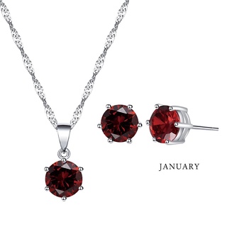 New products₪L' Amour Boutique Genuine Italy 92.5 Silver birthstone set