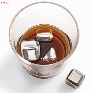 New Elegant Gift Stainless Steel Cool Drinking Ice Cube Chiller Cooler