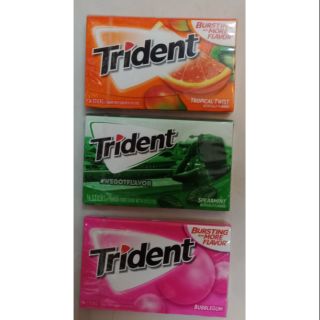 Trident Tropical Twist / Spearmint / Bubblegum 14 sticks