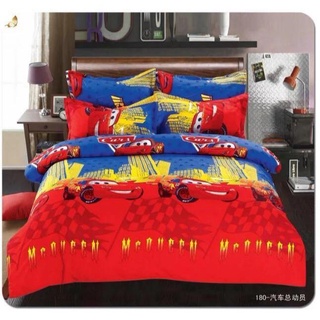 Automobile Interior Accessories✿ANGEL#3/1 SET POLY COTTON BEDSHEET RED CAR