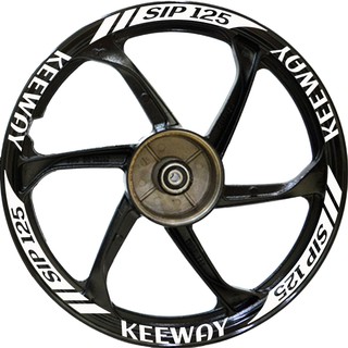 New mags sticker keeway sip 125 (good for 2 mags both sides) KEEWAY SIP125 mags sticker decals