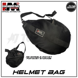IMMortal Motobag Helmet Bag (Reversible Pocket)