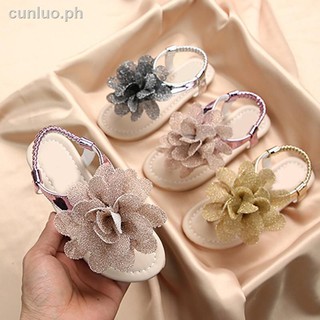 ❀☁Bobora Summer New Bohemian Flower Sandals Girls Fashion Soft Bottom And Slippers For 6M-5Y