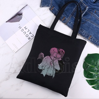 Yaoi Women Female Foldable Canvas Shoulder Bag Canvas Tote Eco Shopping Bag Canvas Tote Bag Casual H
