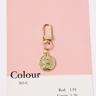 Korea ins temperament pearl shell coin retro queen gold coin bag pendant airpods protective sleeve k (7)