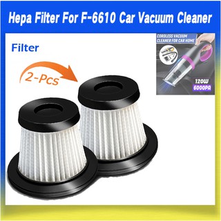 Original F6610C Hepa Filter for Car Vacuum Cleaner【2PCS】