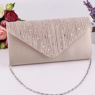【ReadyStock inPH】【 Wholesale】【 Factory sales】✺✶[MJ&AJ] Midnight Florence Clutch Bag (with sling)