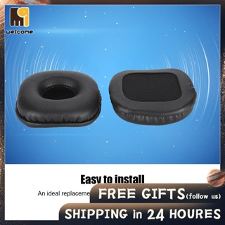 [READY STOCK] 2PCS Replacement Haedset Ear Pad Cover for Marshall MAJOR Monitor Headphone (Black)