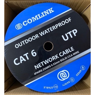 Comlink Outdoor Waterproof CAT6 UTP CCA Ethernet LAN Network Cable 305M / Roll (COM-CAT6OD-CCA)