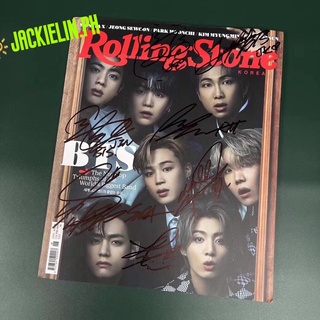 Q1Uv Hand Signed BTS Rolling Stone 2021 JUNE Korea: Special Edition 02 BTS 2021
