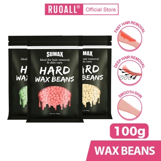 sumax Depilatory Hard Wax Beans Pellet Waxing Removal 100gBag