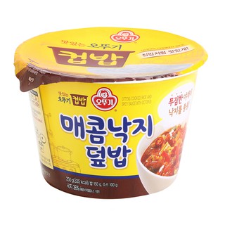 Korean Food Instant Ottogi Cooked Rice and Spicy Sauce with octopus